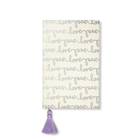 kate spade Love Scripts Bridal Journal Tassel Bookmark - Picture 5 of 6